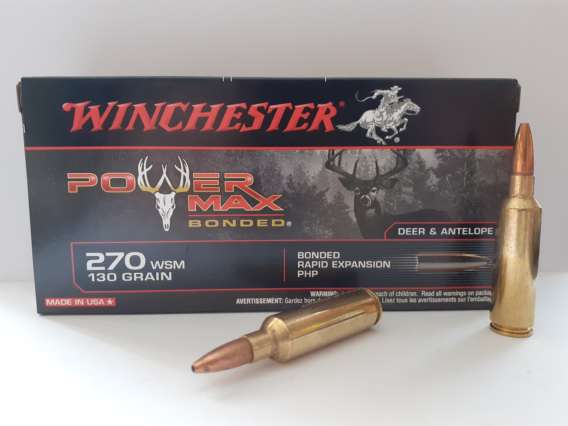 WINCHESTER MUNITIONS CAL 270WSM POWER MAX 130GR