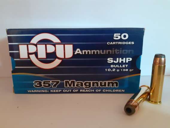 CARTOUCHES PPU PARTIZAN 357 MAG SJHP 158GR (X20)