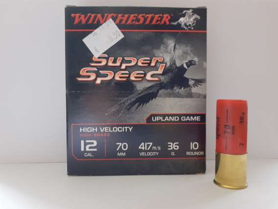 CART WINCHESTER HIGH VELOCITY CA 12/70 36 GR N7 PAR 10