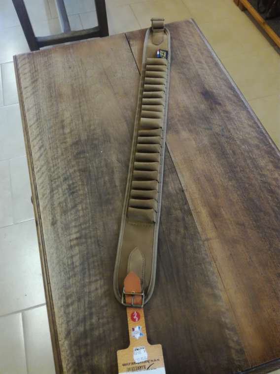 CARTOUCHIERE CROUTE DE CUIR 20 TUBES CAL 12