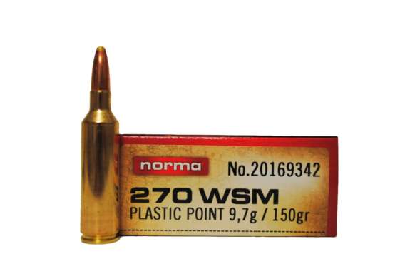 NORMA CAL.270WSM POINTE PLASTIQUE 9.7G/150GRS
