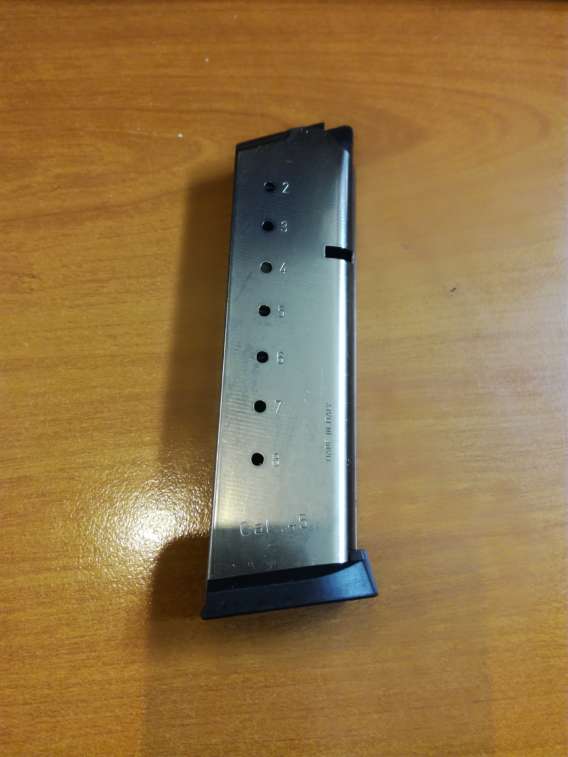 MEC GAR CHARGEUR NICKELE 1911 CAL. 45 ACP 8 COUPS – Image 2