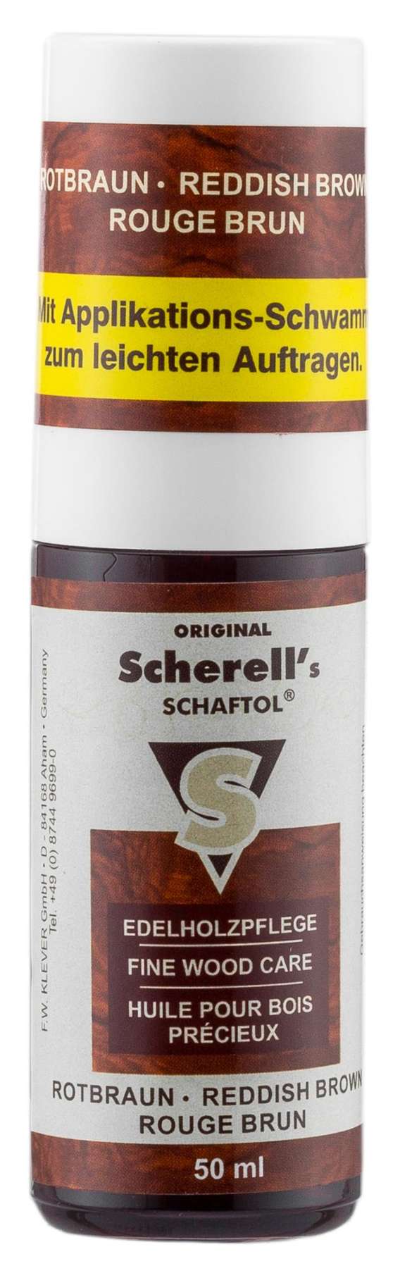 HUILE POUR BOIS TEINTE ROUGE BRUN - SCHAFTOL – Image 3
