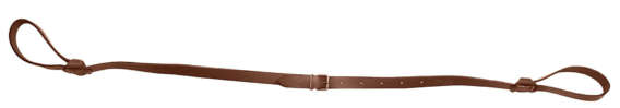 BRETELLE CUIR GRAS - DOUBLE LASSO - PLATE - LUXE