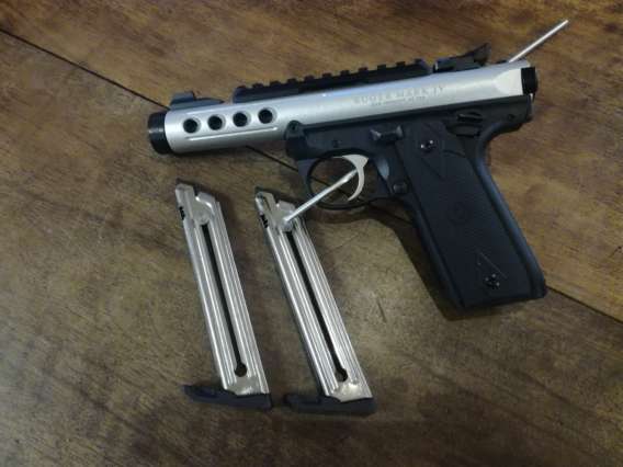RUGER MARK IV 22 LR, GRIS ANODIS, FILETE 1/2-28 – Image 3