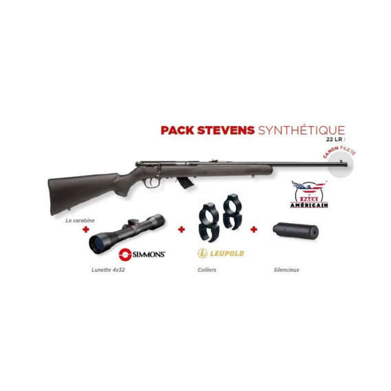 PACK CARABINE SAVAGE STEVENS 300FTBS 22LR
