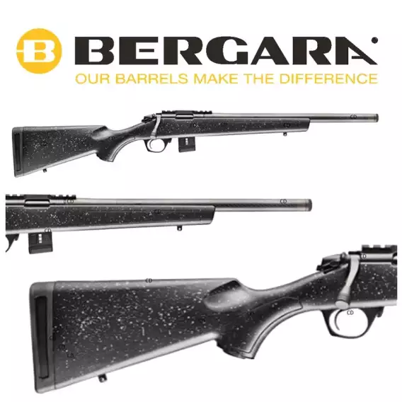 CARABINE BERGARA BMR CARBON, CANON 46 CM, SANS ODV, CALIBRE 22 LR