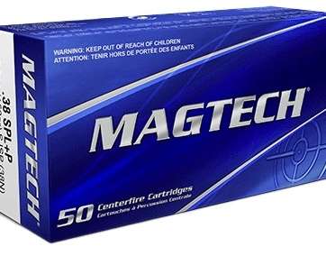 MUNITIONS MAGTECH 38 SPECIAL +P SJSP, 158 GRS