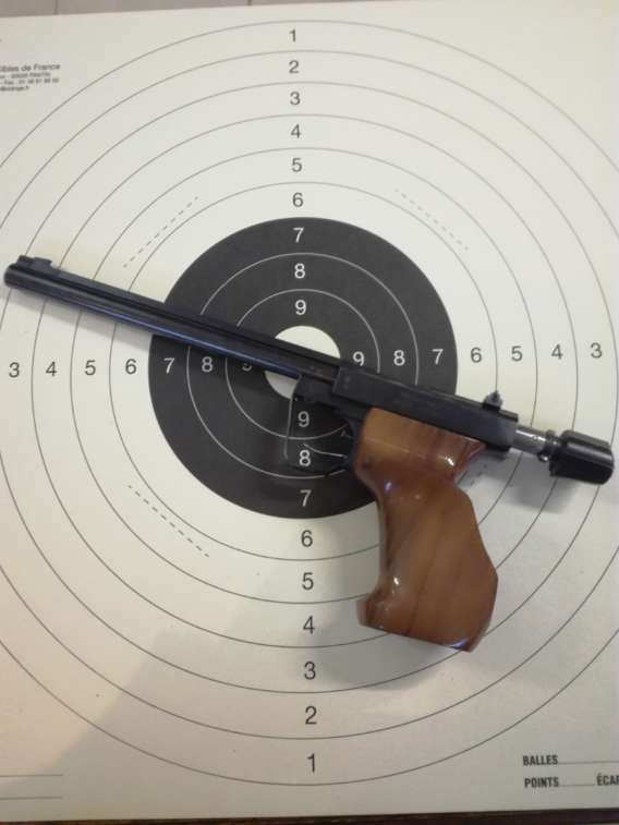 OCCASION PISTOLET MONOCOUP DRULOV MOD 70, 22 LR CANON 25 CM