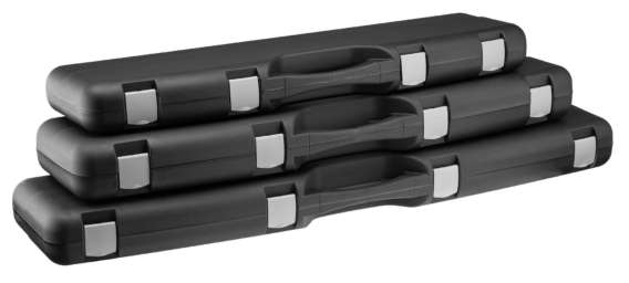 MALLETTE POLYPRO MOYEN FUSIL 110X25X11 NOIRE 4 FERMETURES – Image 2