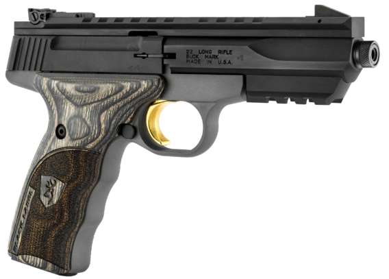 PISTOLET BUCK MARK MICRO BLACK LABEL THREADED, 22 LR, FILETE 1/2X20