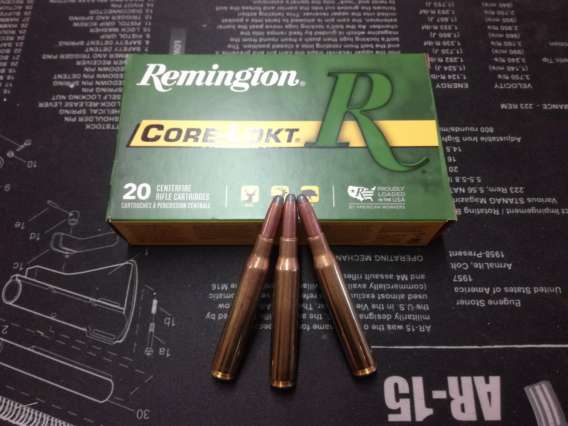 MUNITIONS REMINGTON CORE-LOKT 280 REM 165 GR