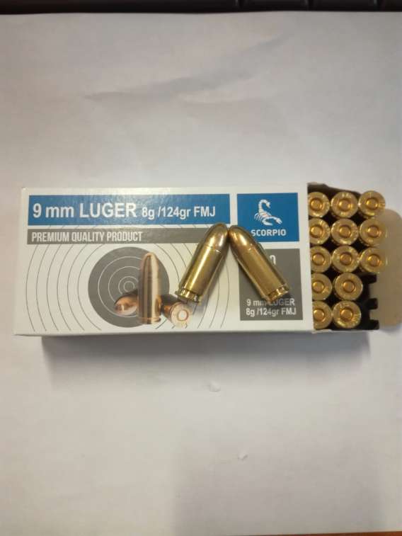 CARTOUCHE 9MM LUGER STV