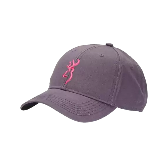 CASQUETTE GRIS CLAIR LOGO BROWNING ROSE
