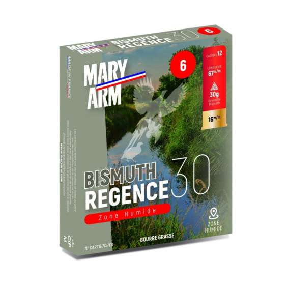 CARTOUCHE MARY ARM CAL12/67 REGENCE BISMUTH 30G N°6