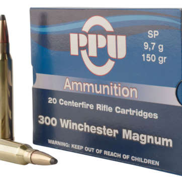 CARTOUCHES PARTIZAN CAL. .300 WINCHESTER MAGNUM 150-GRS SP