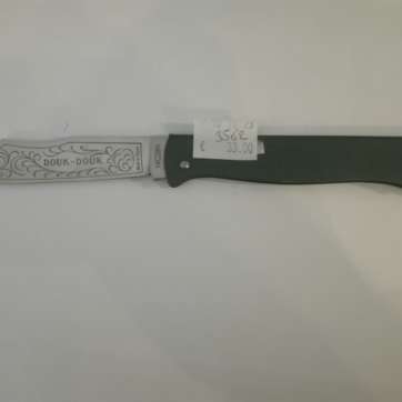 COUTEAU DOUK-DOUK VERT 11 CM INOX