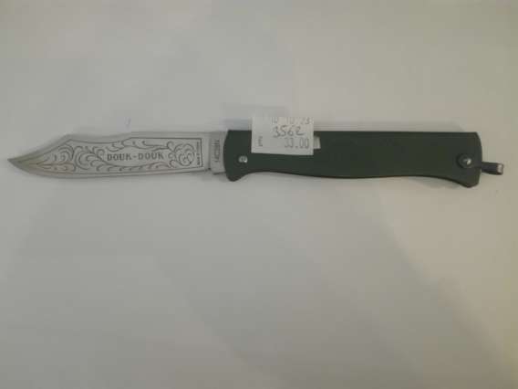 COUTEAU DOUK-DOUK VERT 11 CM INOX