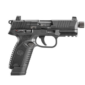 PISTOLET FN HERSTAL FN 502, CALIBRE 22 LR, CHARGEURS 10 ET 15, FILETAGE 1/2X28 N