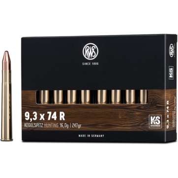 MUNITIONS RWS 9.3X74R KS 247 GRS