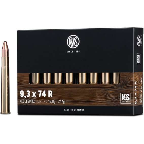 MUNITIONS RWS 9.3X74R KS 247 GRS