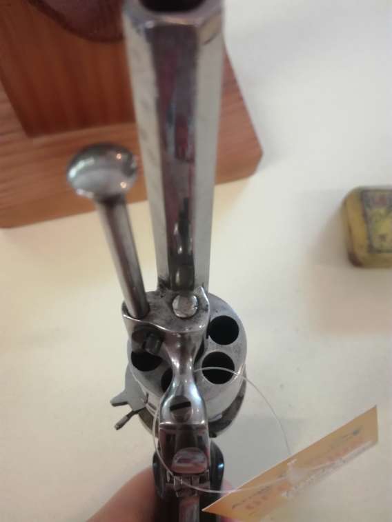 ARTISANAL ANCIEN REVOLVER A BROCHE 8MM – Image 5