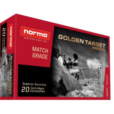 MUNITIONS NORMA GOLDEN TARGET MATCH 308 WIN, 175 GRS X20