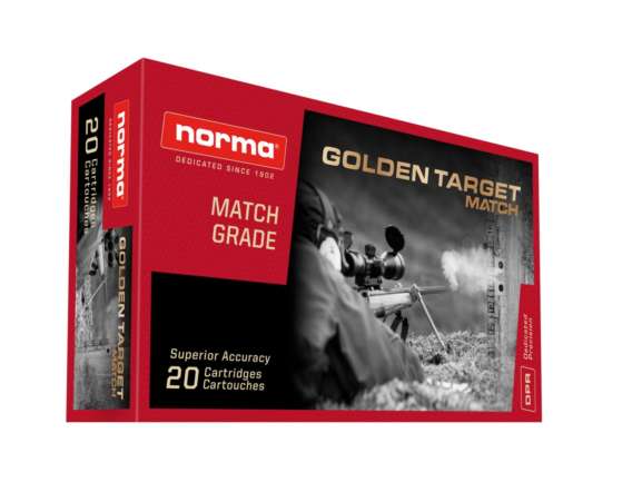 MUNITIONS NORMA GOLDEN TARGET MATCH 308 WIN, 175 GRS X20