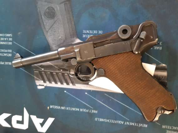 PISTOLET LUGER MAUSER P 08 9 X 19 (9MM LUGER)