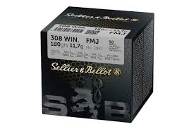CARTOUCHES SELLIER BELLOT 308 WIN FMJ 11 .7 X 50 V