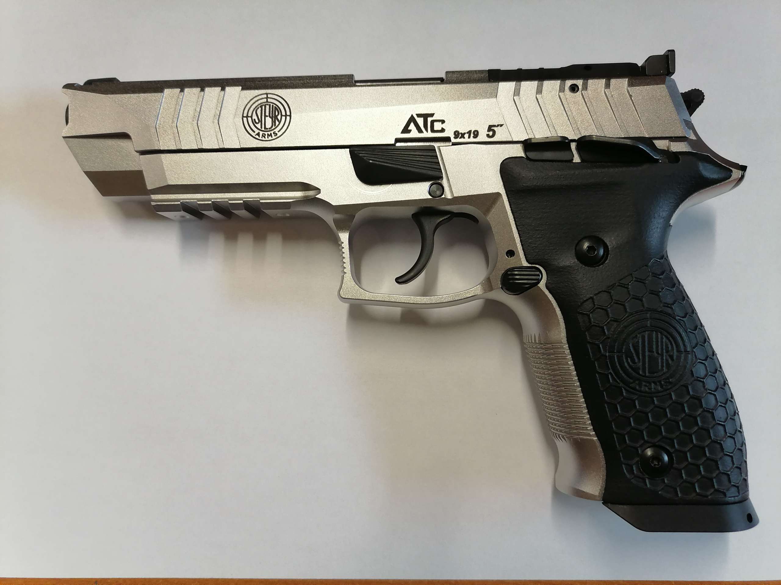 NOUVEAUTE EN PRE COMMANDE PISTOLET STEYR ATC BASE SA/DA 5" C/9MM – Image 7