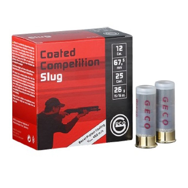 GECO COMPETITION SLUG 25 CARTOUCHES 12/67 26.0G