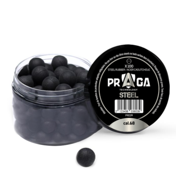 BILLES EN CAOUTCHOUC PRAGA NOYAU ACIER CAL 68 X100