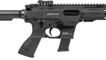 CARABINE DERYA ZY9 CAL 9X19 CANON DE 25.4 CM 10+1 BLACK LEVIER ARMEMENT DUAL SYS