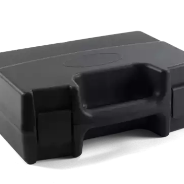 MALLETTE ARME DE POING, FERMETURE DEUX ATTACHES, INTERIEUR MOUSSE