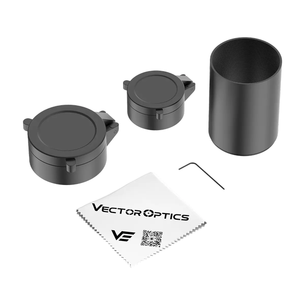 LUNETTE VECTOR OPTIC HUGO 4-16X44 AVEC BONNETTE + COLLIER DIAM 1 POUCE – Image 3