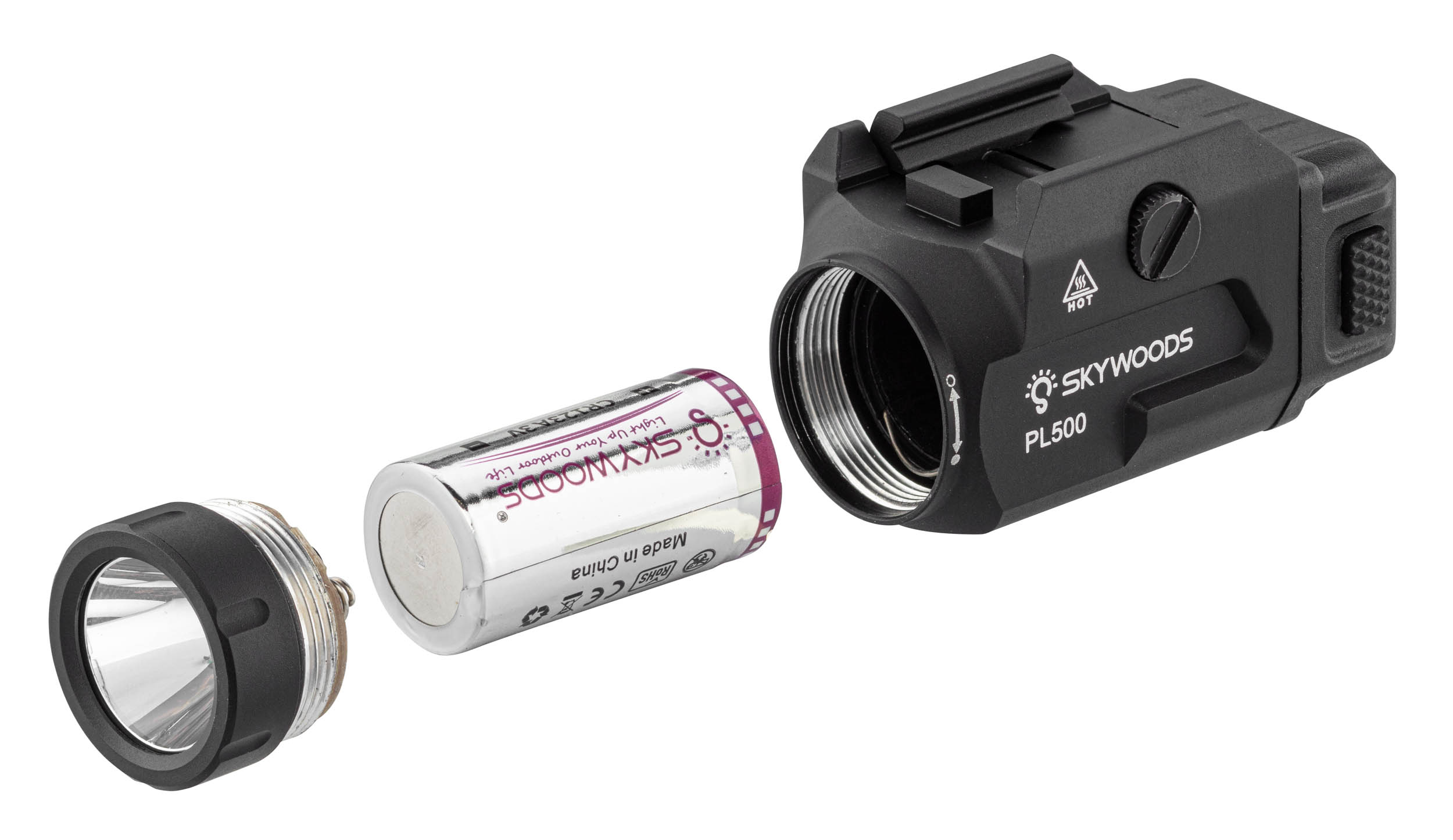 LAMPE TACTIQUE SKYWOODS RAFALE 500 LUMENS – Image 3