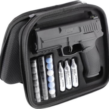 PACK VALISE TISSU T4E IMPAX CALIBRE 68, 16J, BILLES CRAIES, POLYMERE, CAOUTCHOUC