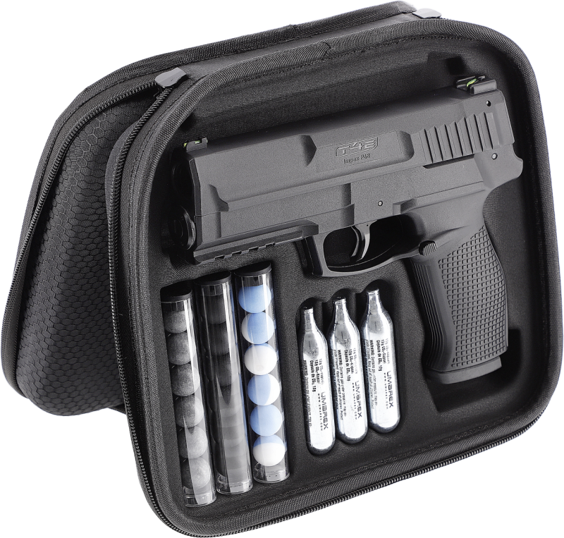 PACK VALISE TISSU T4E IMPAX CALIBRE 68, 16J, BILLES CRAIES, POLYMERE, CAOUTCHOUC