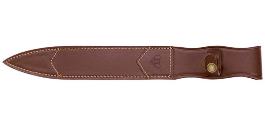 DAGUE CUDEMAN LAME 240 MM MANCHE OLIVIER ETUI CUIR – Image 2