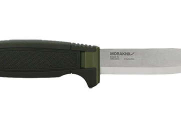 COUTEAU MORAKNIV AMBERG INOX - DEEP FORESTS GREEN - LAME 109MM - MANCHE POLYMERE