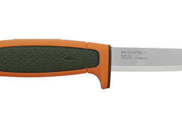 COUTEAU MORAKNIV ETUI AMBIDEXTRE HUNTING ORANGE- RISBERG INOX - LAME 91MM - MANC