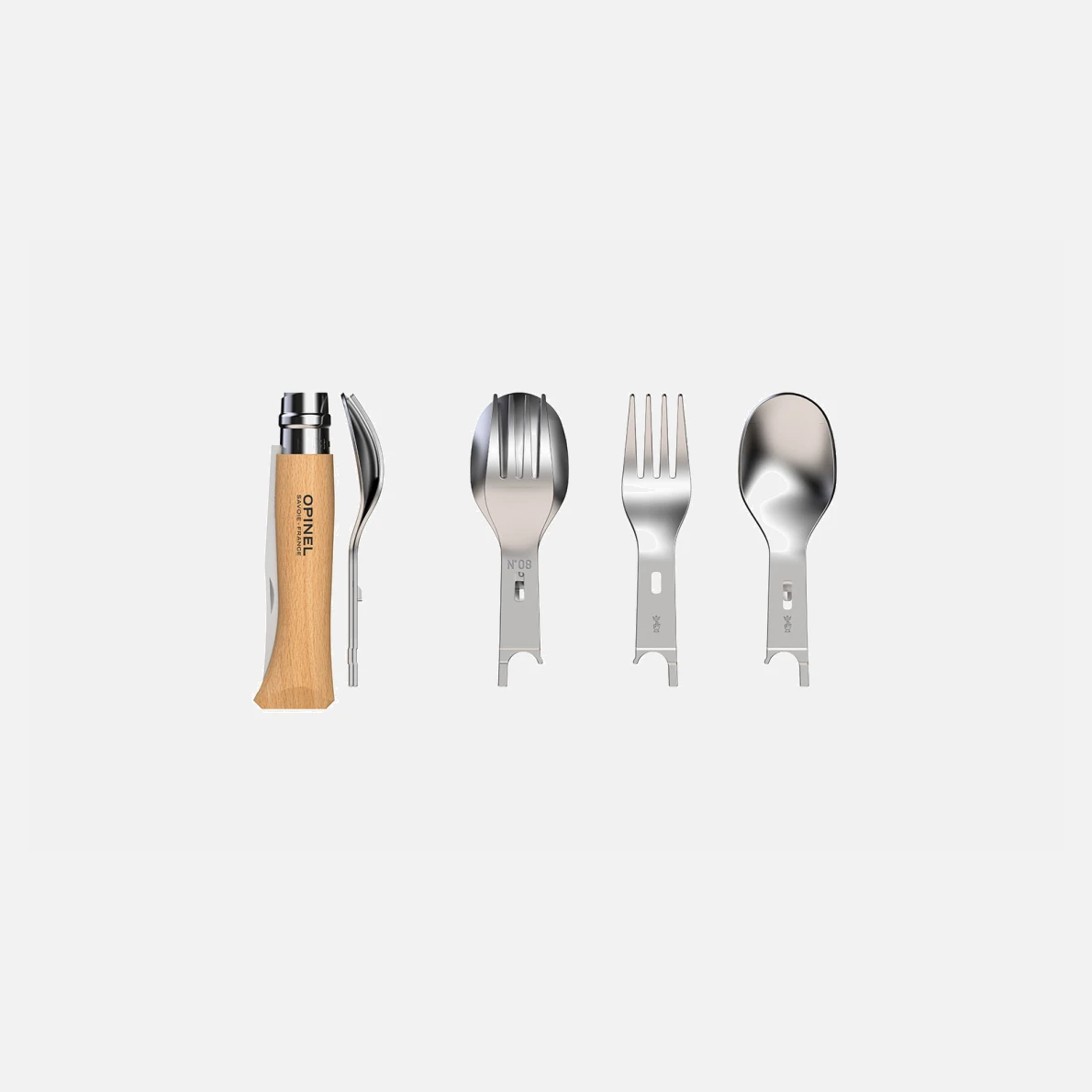 COUTEAU OPINEL PICNIC+ N°08 HETRE – Image 3