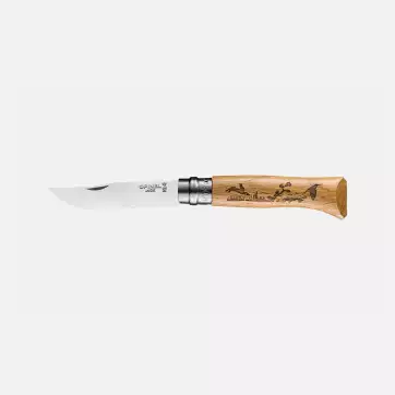 COUTEAU OPINEL ANIMALIA N08 CHENE  LIEVRE