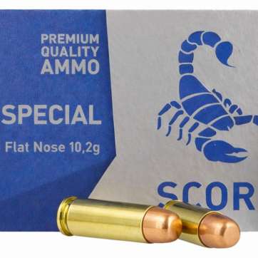 MUNITIONS STV CALIBRE 38 SP FMJ 158 GRS, ROUND NOSE BOITE DE 50