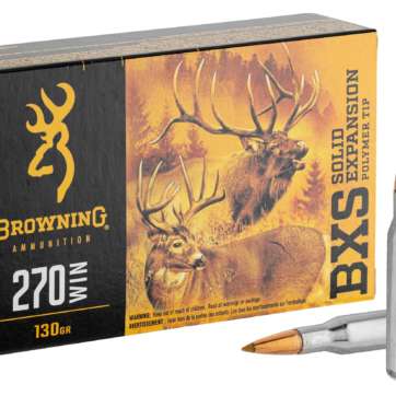MUNITION GRANDE CHASSE BROWNING CAL. 270 WIN MUNIT