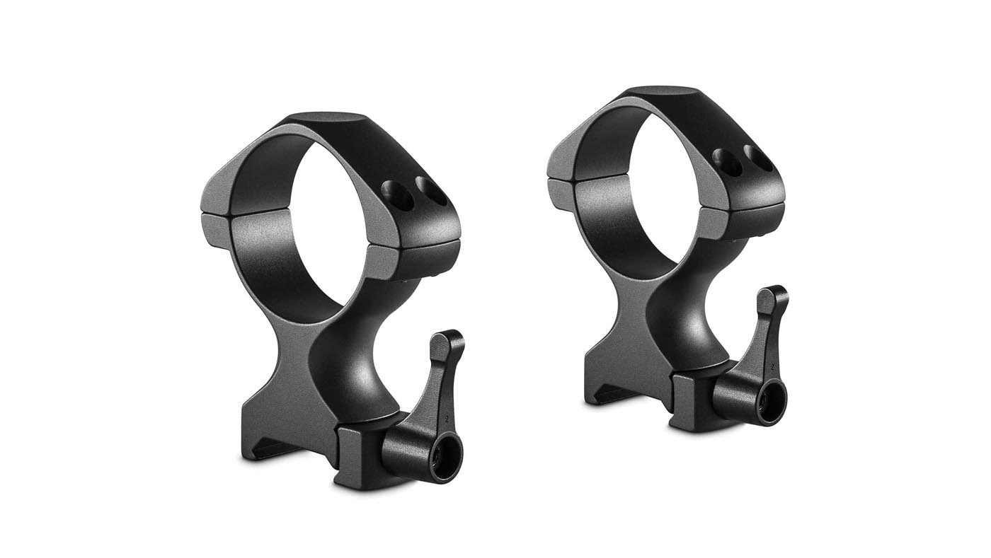 MONTAGE HAWKE PRECISION STEEL RING MOUNT 34MM HIGH AVEC LEVIER